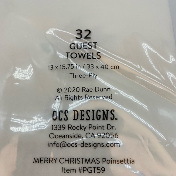 Rae Dunn Guest Towels - Picture 2 of 3